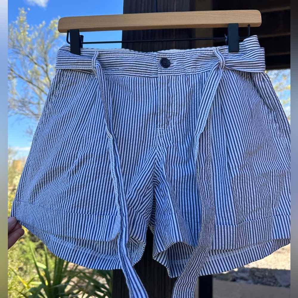 Seersucker women’s shorts